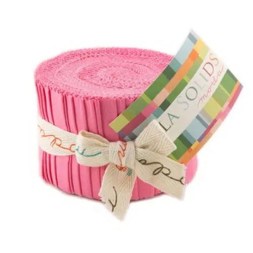 Pink-Aqua-Bella-Solids-Junior-Jelly-Roll-Moda-Fabrics-_-Supplies-189665355