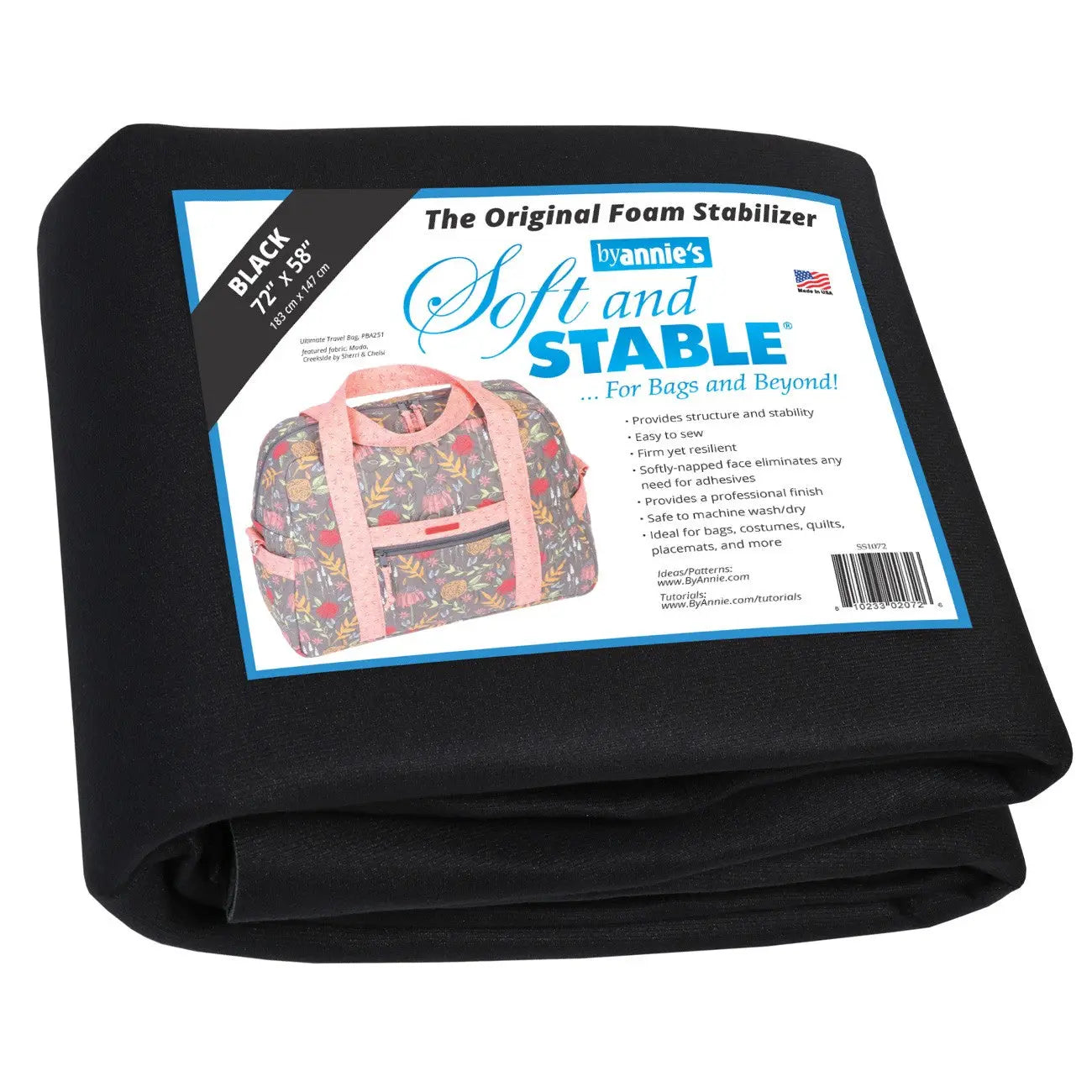 Soft-and-Stable-Black-100_-Polyester-Foam-Stabilizer-72in-x-58in-Checker-Distributor-210604041
