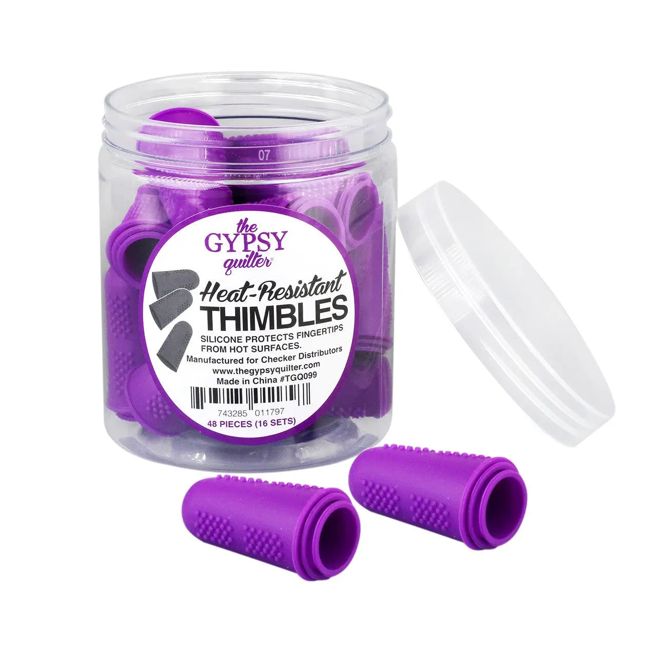 The-Gypsy-Quilter-Heat-Resistant-Thimbles-Purple-Checker-Distributor-210738696